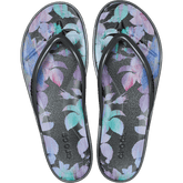 Crocs|Miami Round Toe Dark Floral Flip