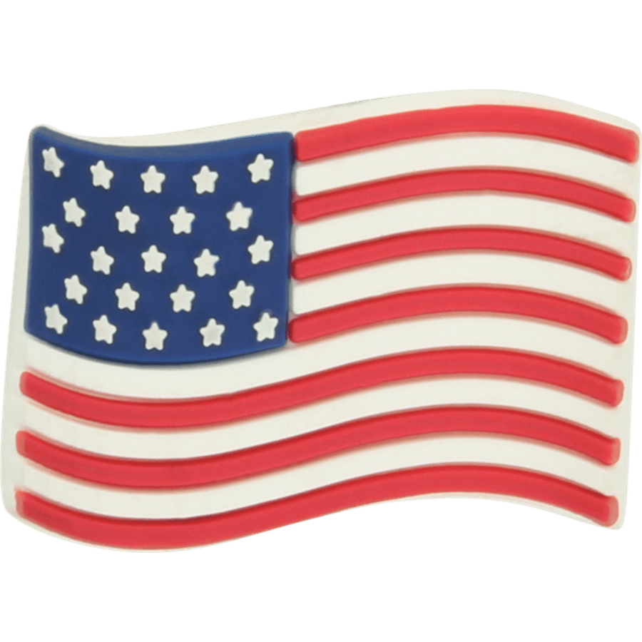 Crocs|American Flag Jibbitz Shoe Charm
