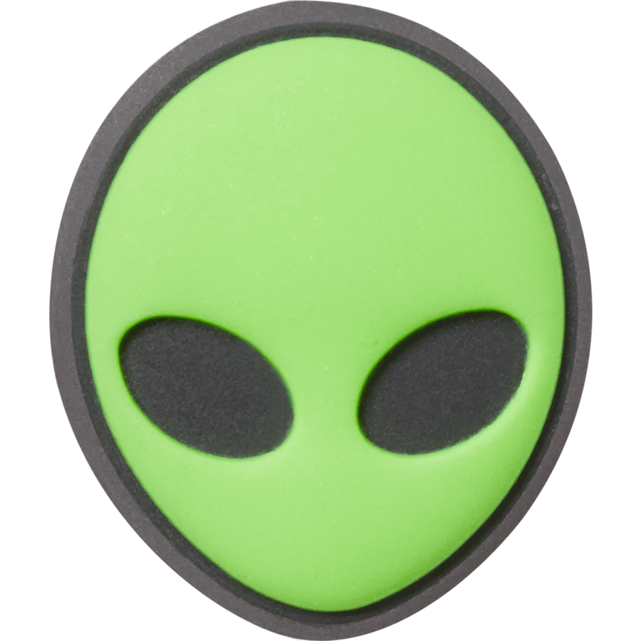 Crocs|Tiny Green Alien Head Jibbitz™ charms