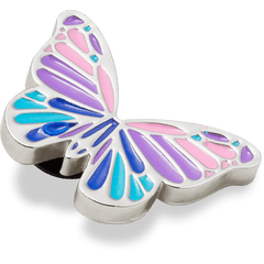 Crocs|Multi Purple Butterfly Jibbitz Shoe Charm