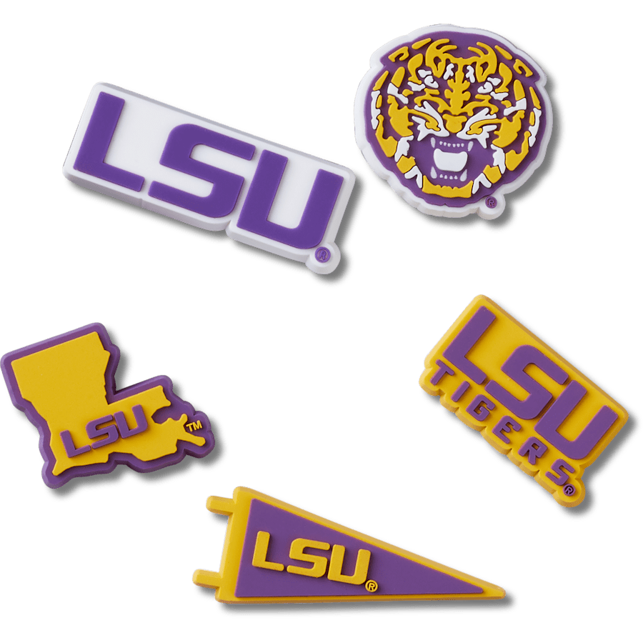 Crocs|LSU 5 Pack Jibbitz™ charms