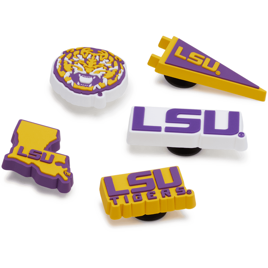 Crocs|LSU 5 Pack Jibbitz™ charms