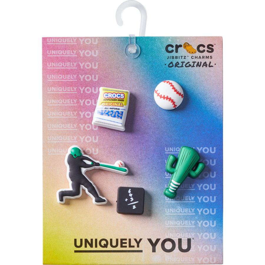 Crocs|Baseball Team 5 Pack Jibbitz™ charms