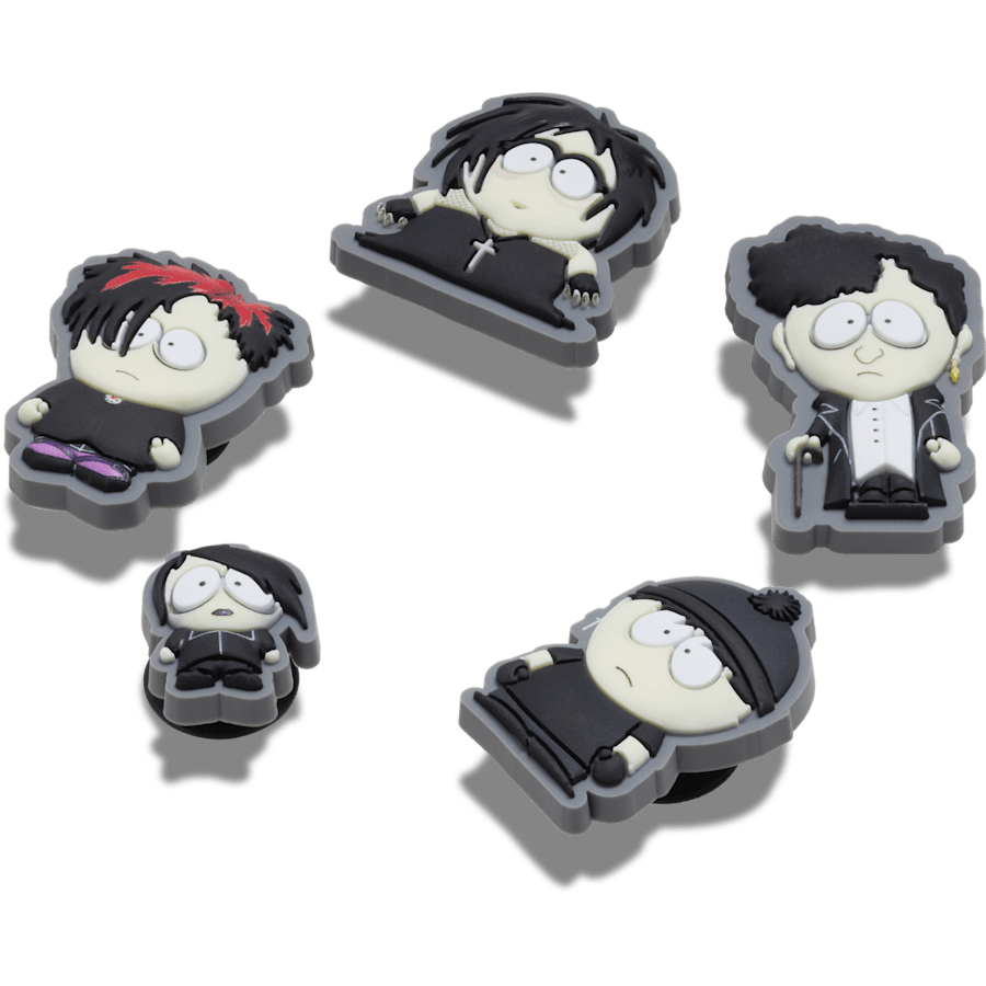 Crocs|South Park Goth Kids 5 Pack Jibbitz Shoe Charm