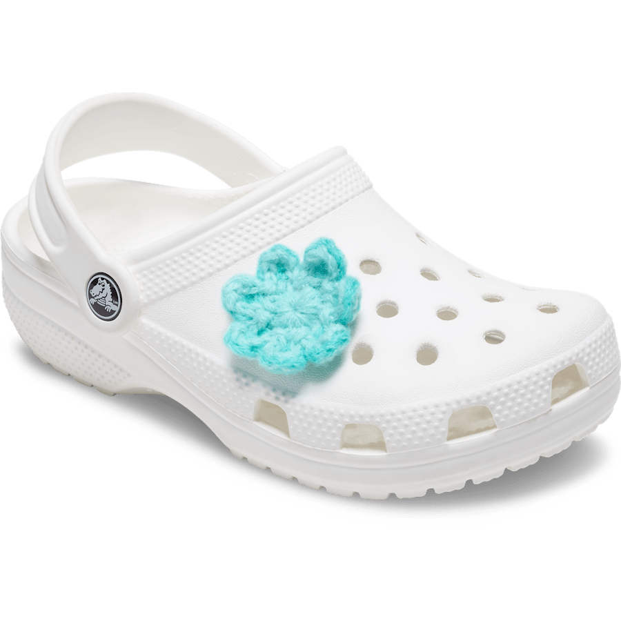 Crocs|Crochet Blue Flower Jibbitz™ charms