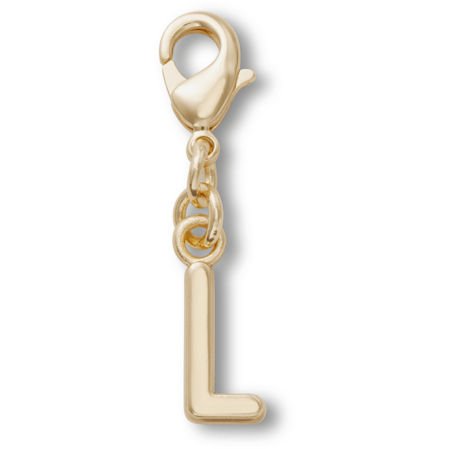Crocs|Gold Letter L Charm Jibbitz™ charms