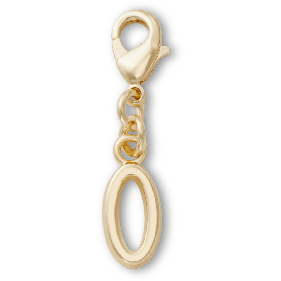 Crocs|Gold Letter O Charm Jibbitz™ charms