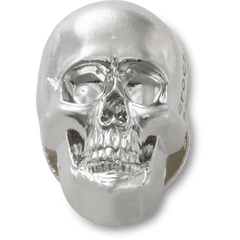 Crocs|Silver Skull Jibbitz™ charms