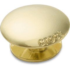 Crocs|Large Gold Circle Stud Jibbitz™ charms