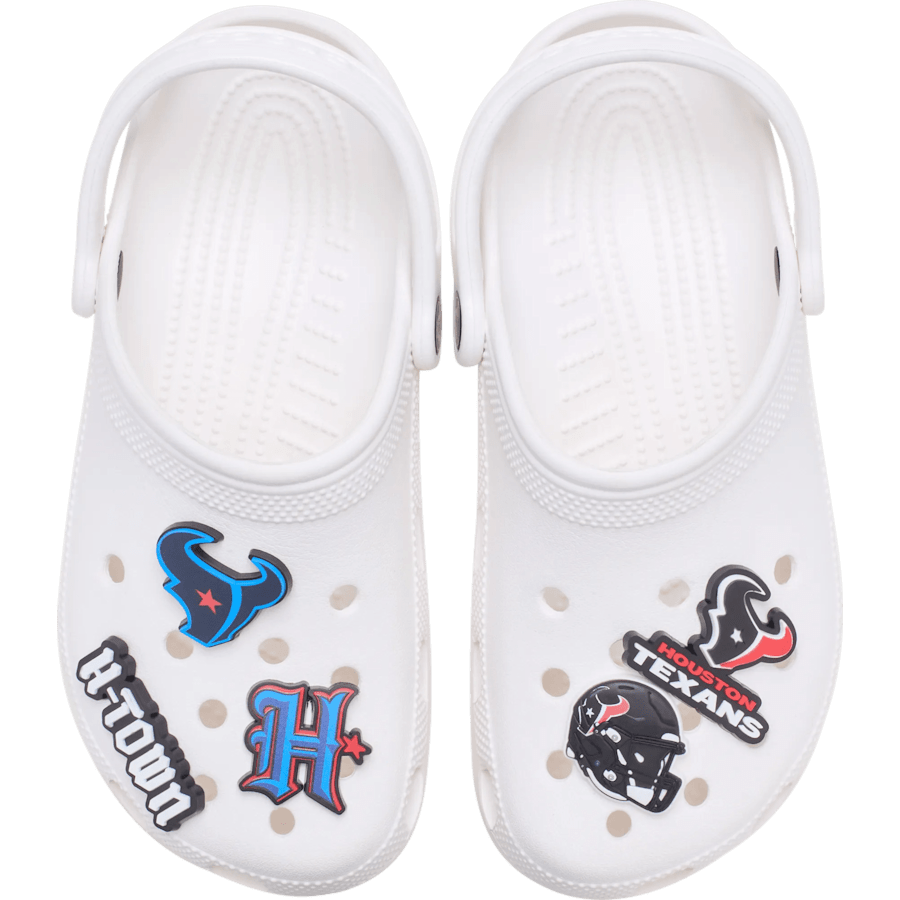 Crocs|NFL Houston Texans 5 Pack Jibbitz Shoe Charm