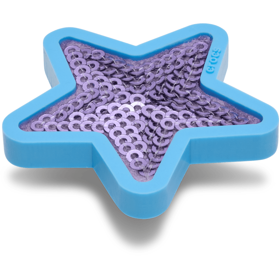 Crocs|Purple Sequin Star Jibbitz™ charms