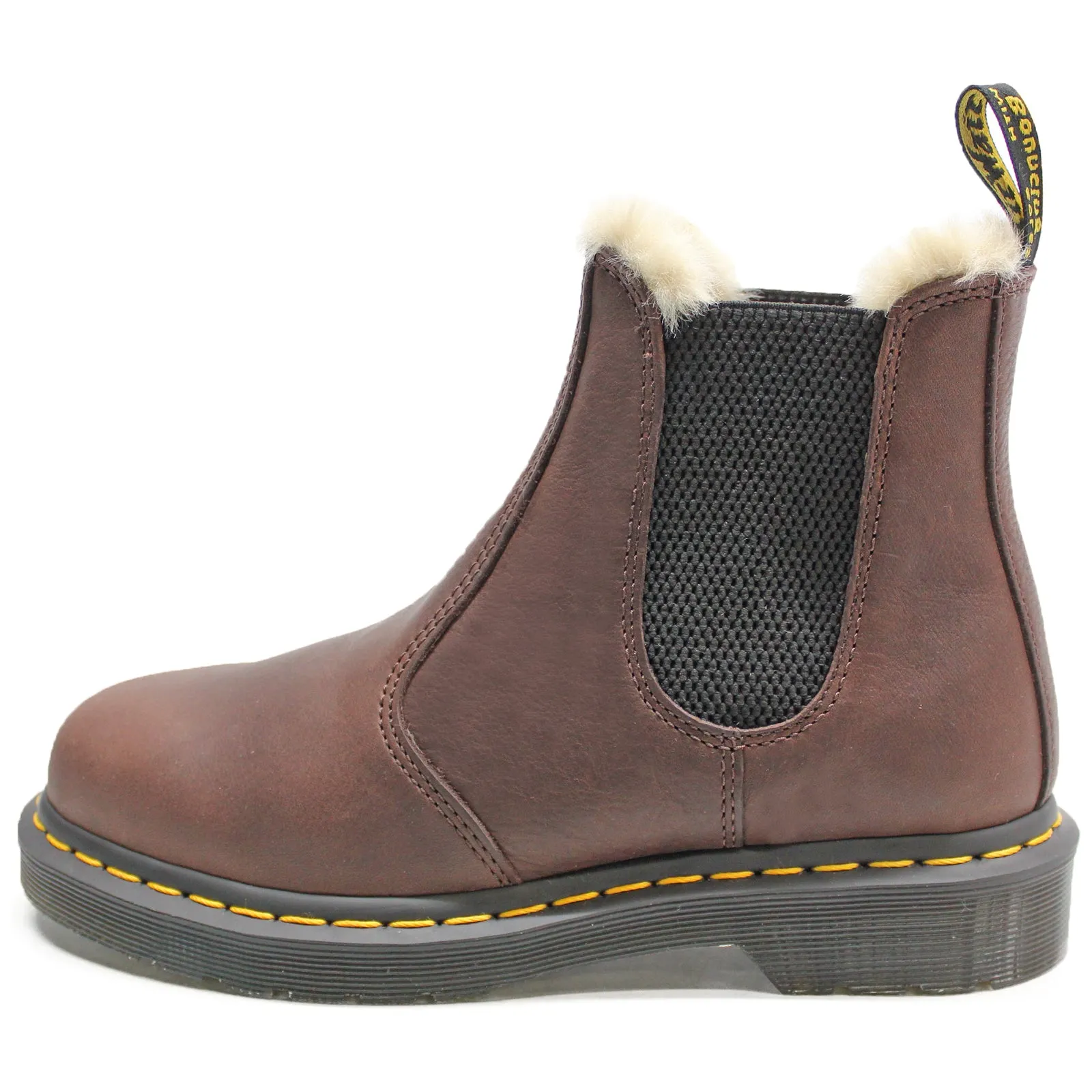 2976 Fur-Lined Ambassador Leather Unisex Chelsea Boots