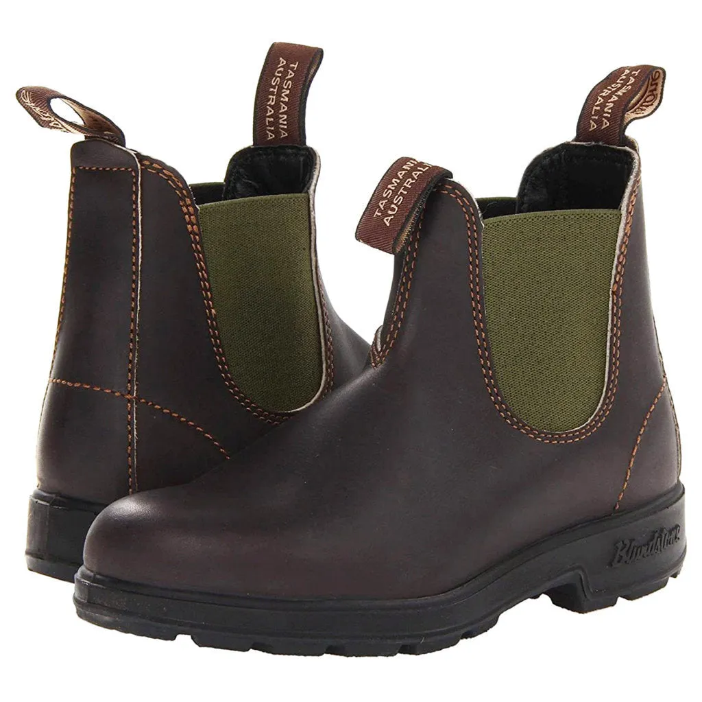 519 Water-Resistant Leather Unisex Chelsea Boots