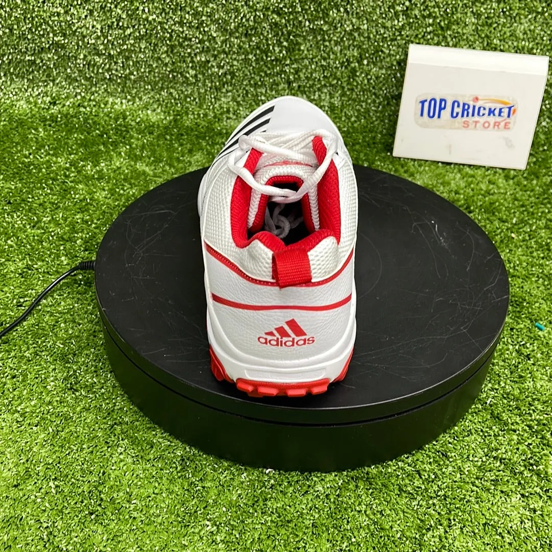 Adidas Crihase White/Red Cricket Shoes