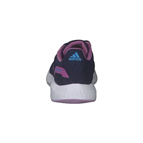 Adidas Kids Dkblue/Mapume/Pullil Runfalcon 2.0 K Running Shoes - 10K UK (Hr1413-10K)