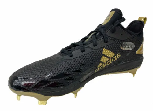 Adidas Men's Adizero Afterburner V Baseball Cleats Black Gold