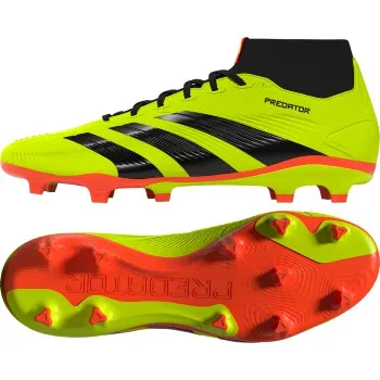 adidas Predator League Sock FG - Solar Yellow/Black/Red