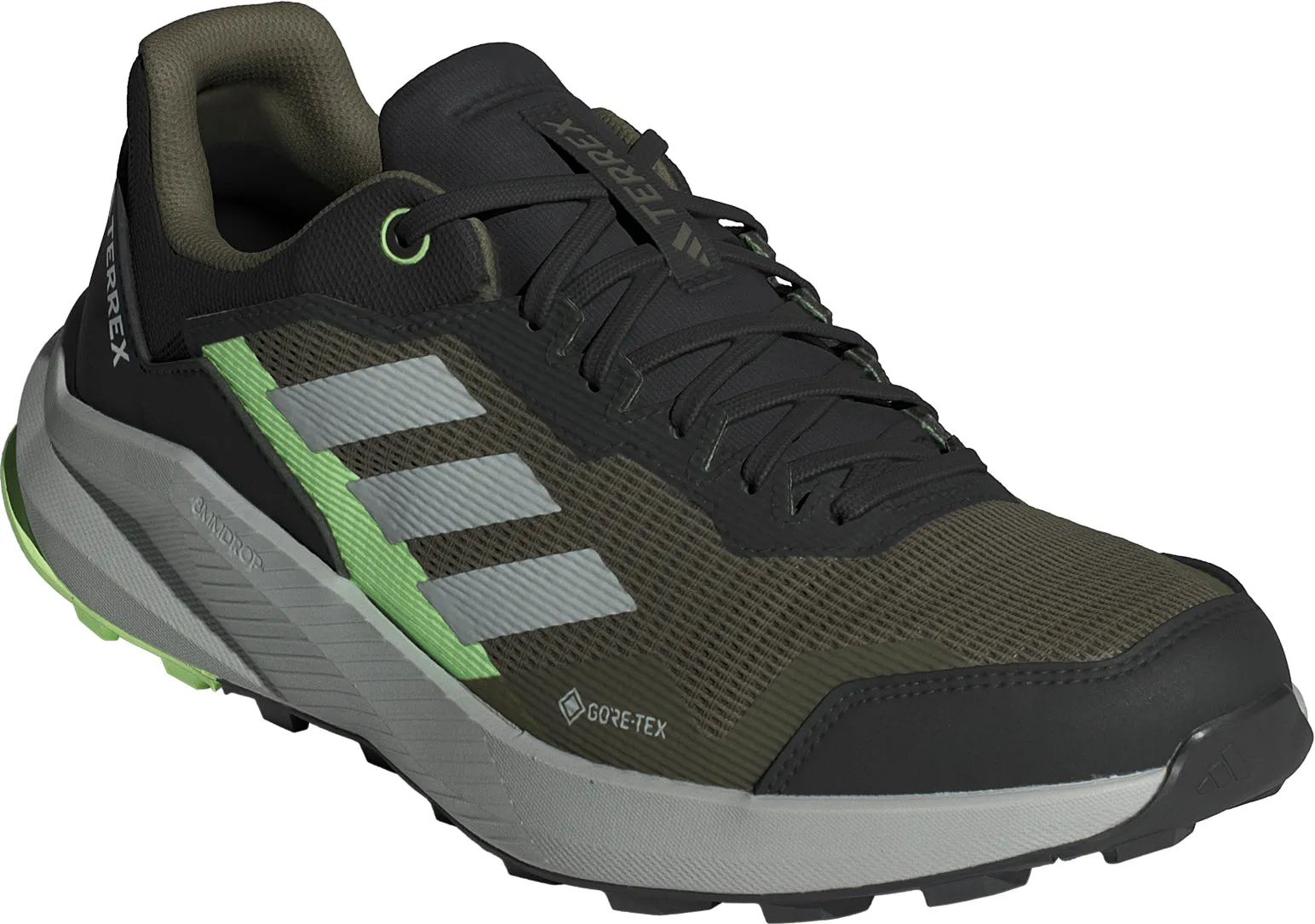 adidas Terrex Trail Rider GORE-TEX Mens Trail Running Shoes - Green