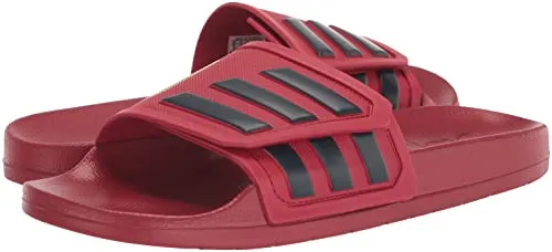 adidas Unisex Adilette Tnd Slide Sandal, Real Red/Black/Black, 4 US Men