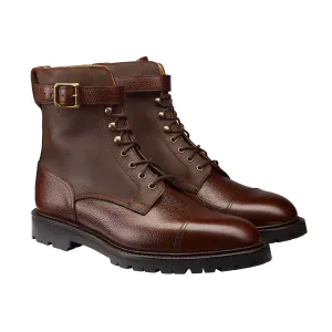 Aldershot Dark Brown Scotch Grain & Dark Brown Rough-Out Suede