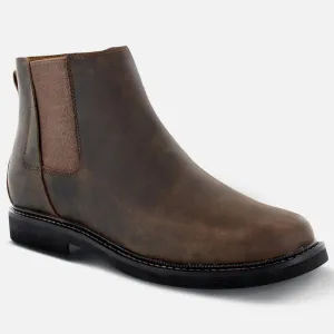 Apex Lt460m Logan Chelsea Men's Side Zip Boot In Brown