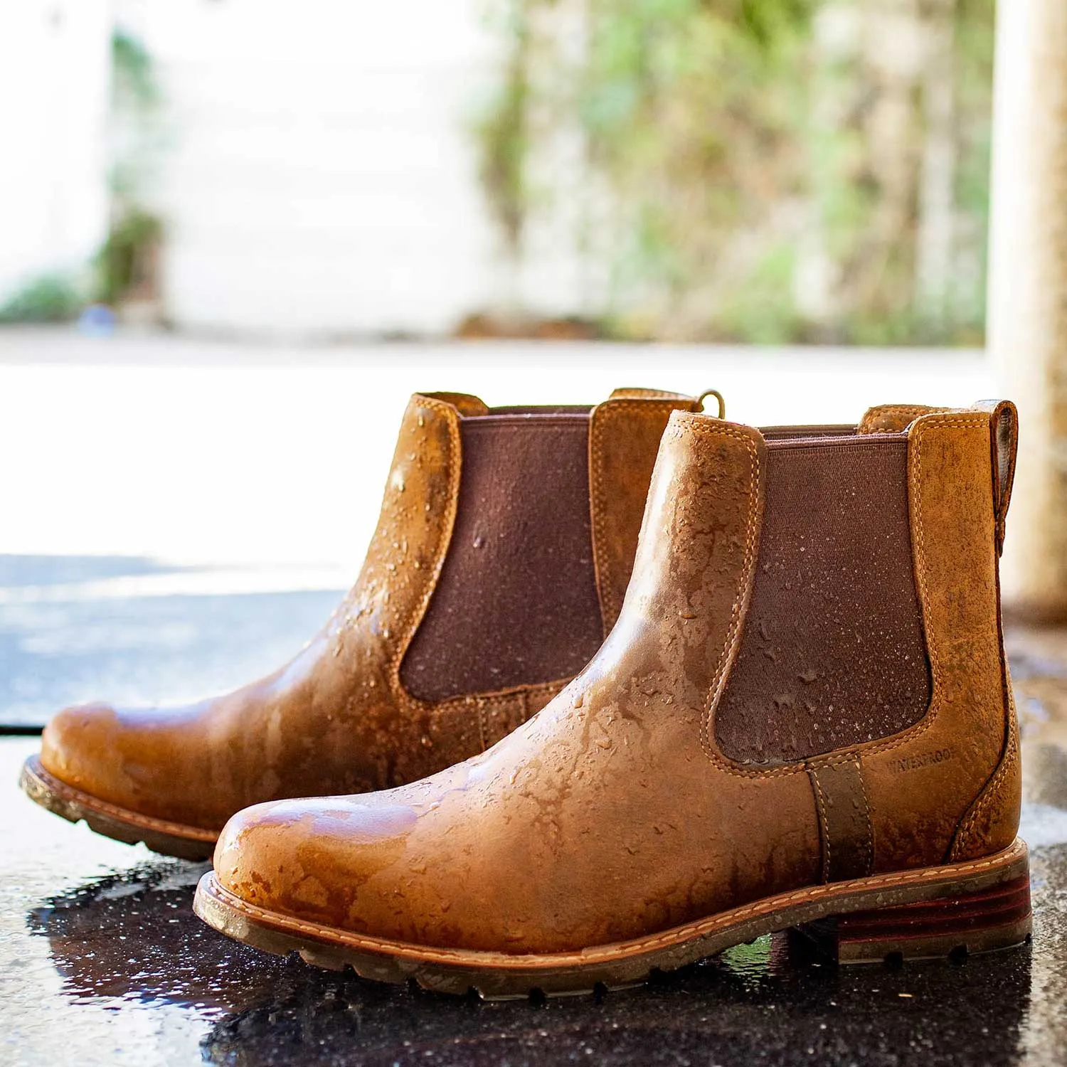 ARIAT Wexford H2O Waterproof Chelsea Boots - Womens - Weathered Brown