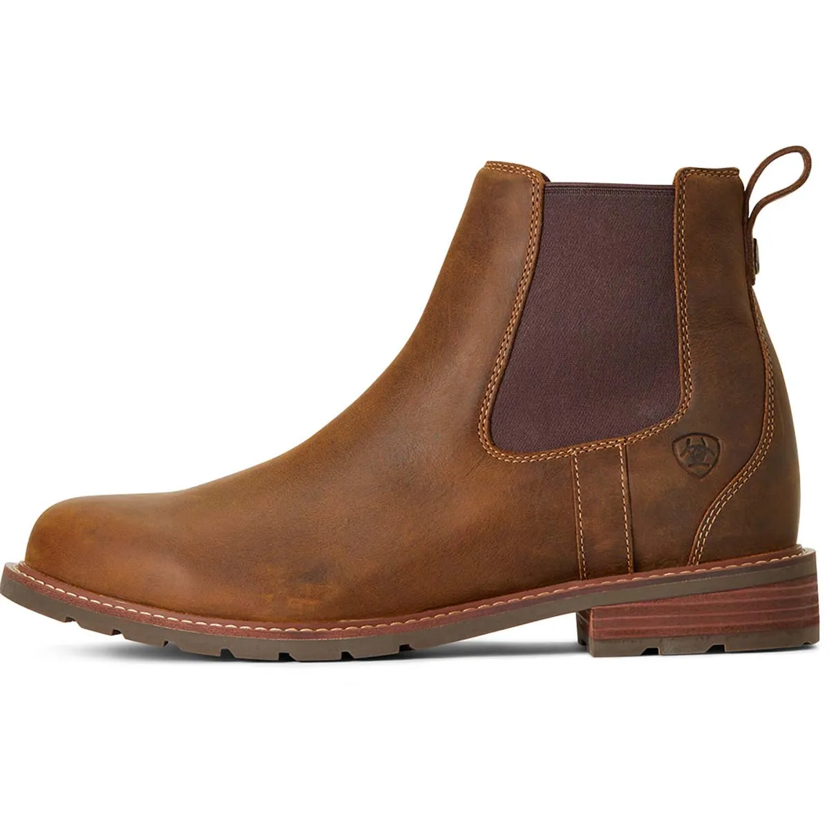 ARIAT Wexford Waterproof Chelsea Boots - Mens - Weathered Brown