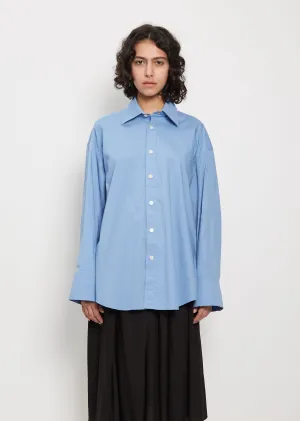 Arko Cotton Shirt — Capri Blue