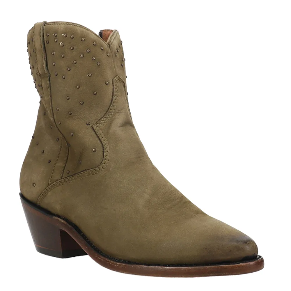 Avie Studded Pointed Toe Cowboy Booties