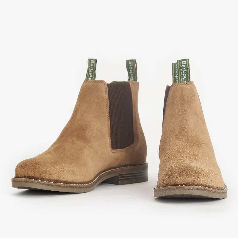 Barbour Farsley Mens Chelsea Boot - Fawn Suede