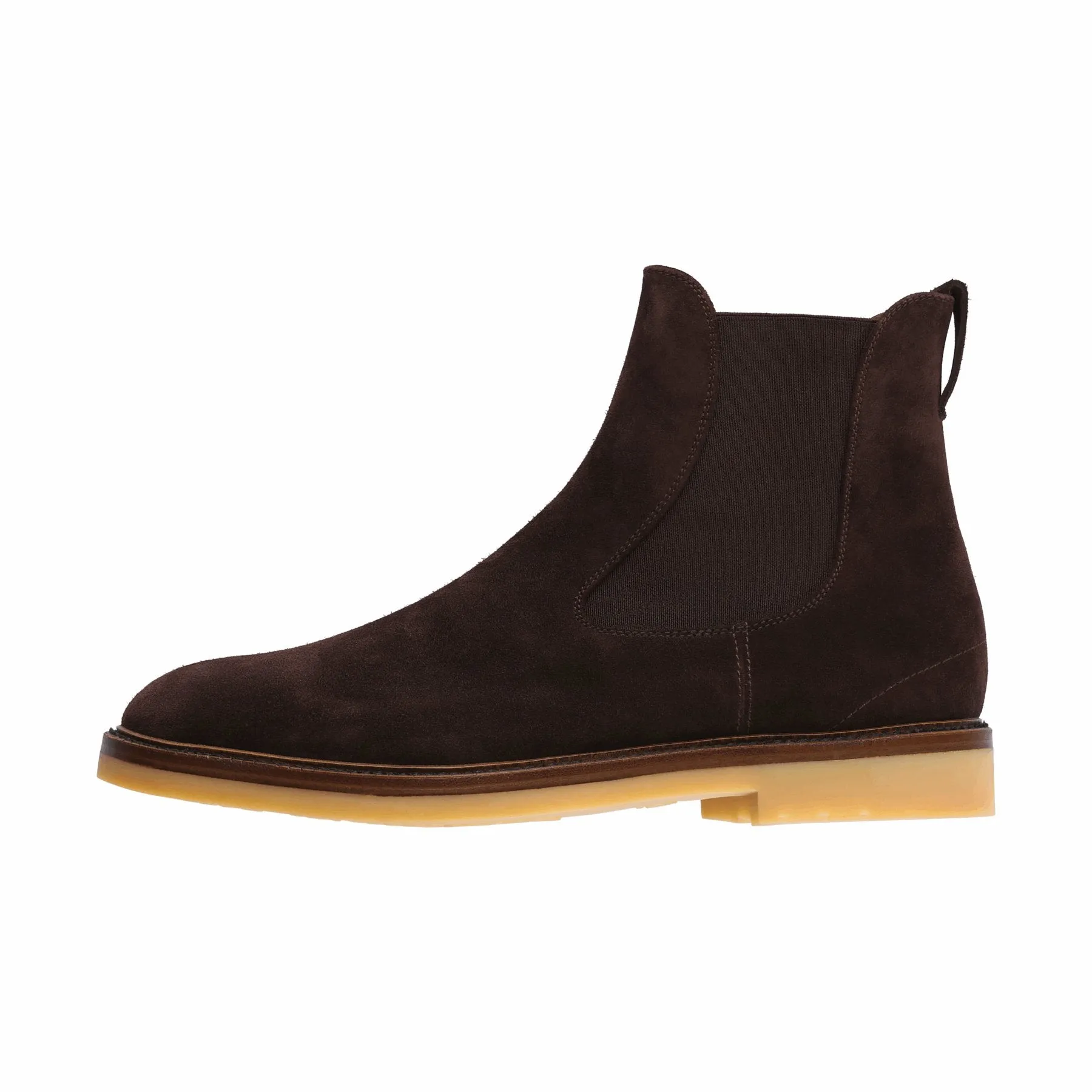 Beatle Walk Suede Chelsea Boots in Brown