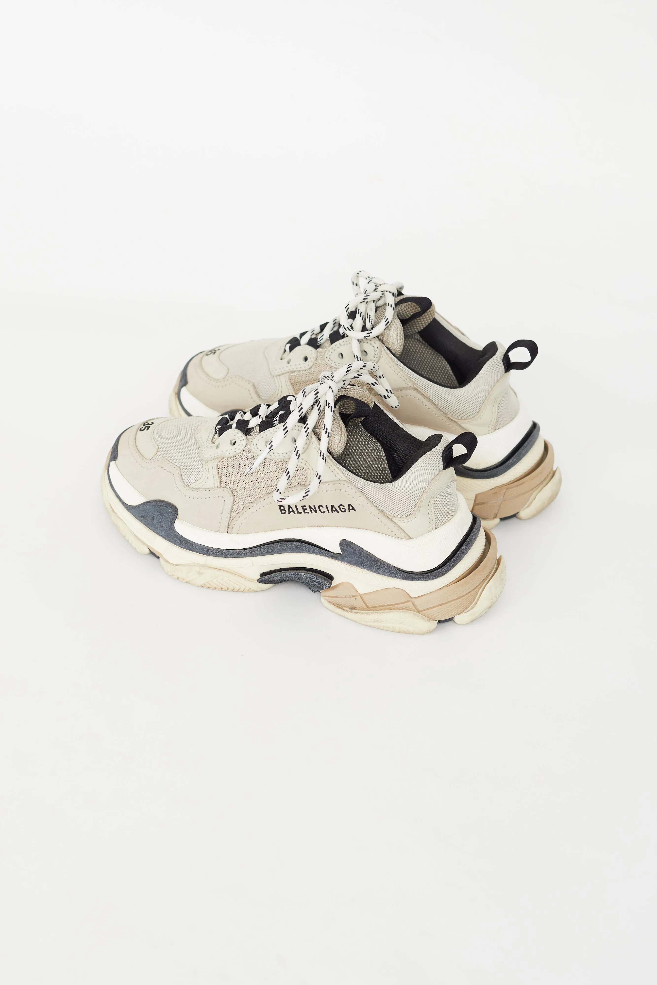 Beige Tripe S Sneaker