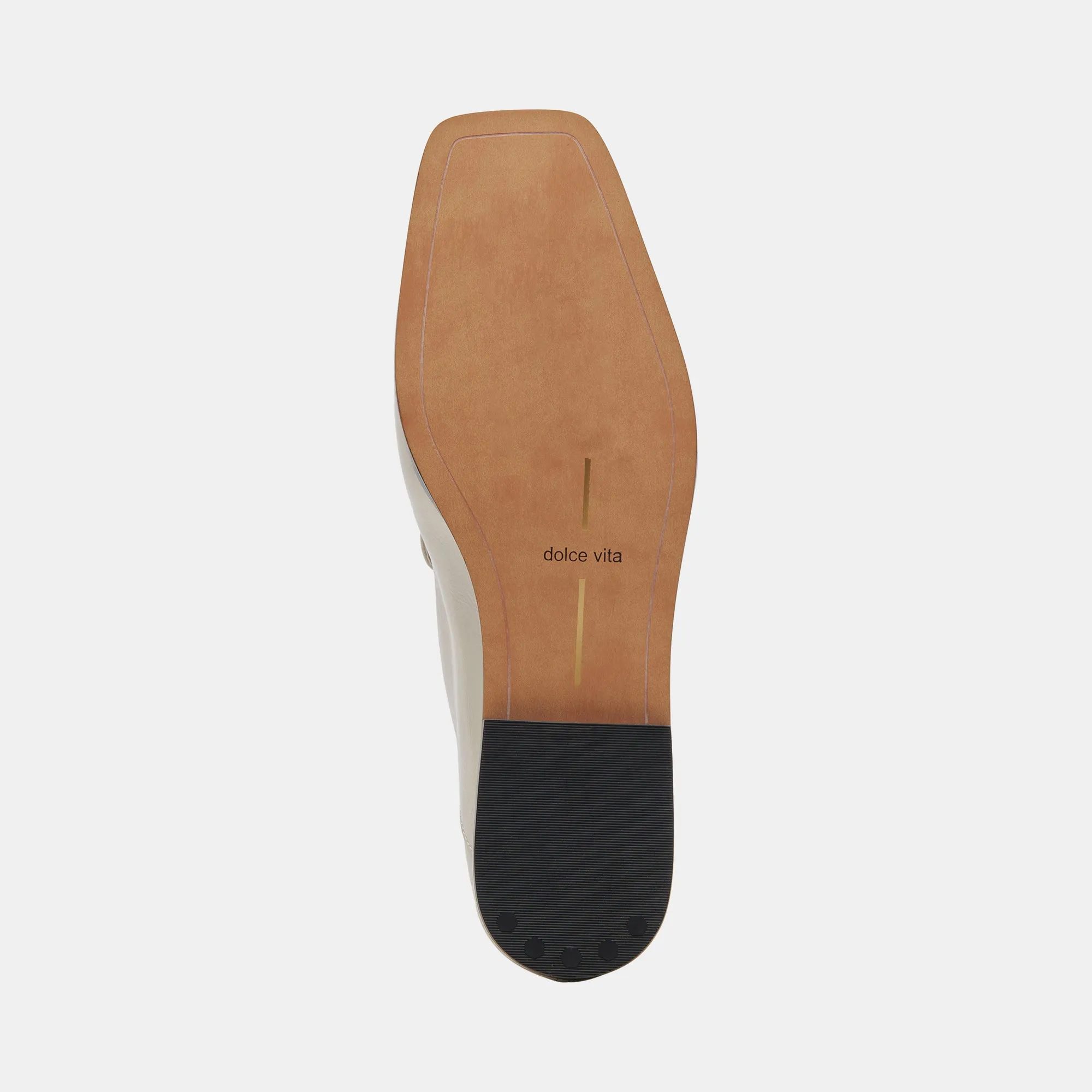 BENY FLATS IVORY CRINKLE PATENT