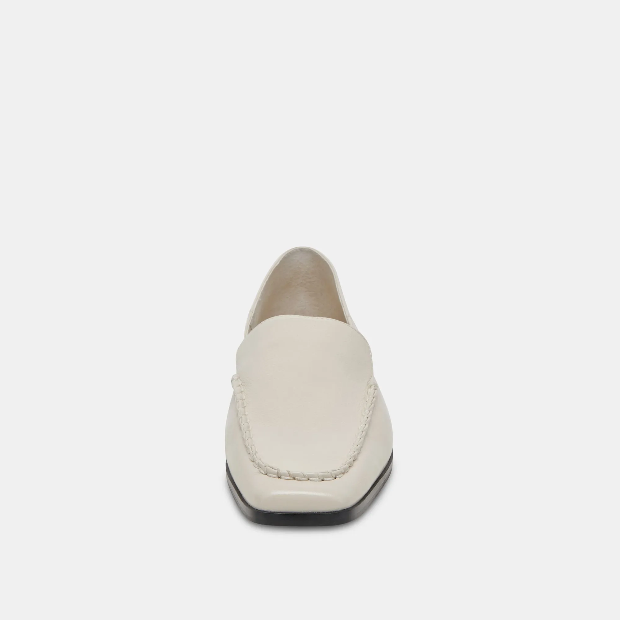 BENY FLATS IVORY CRINKLE PATENT