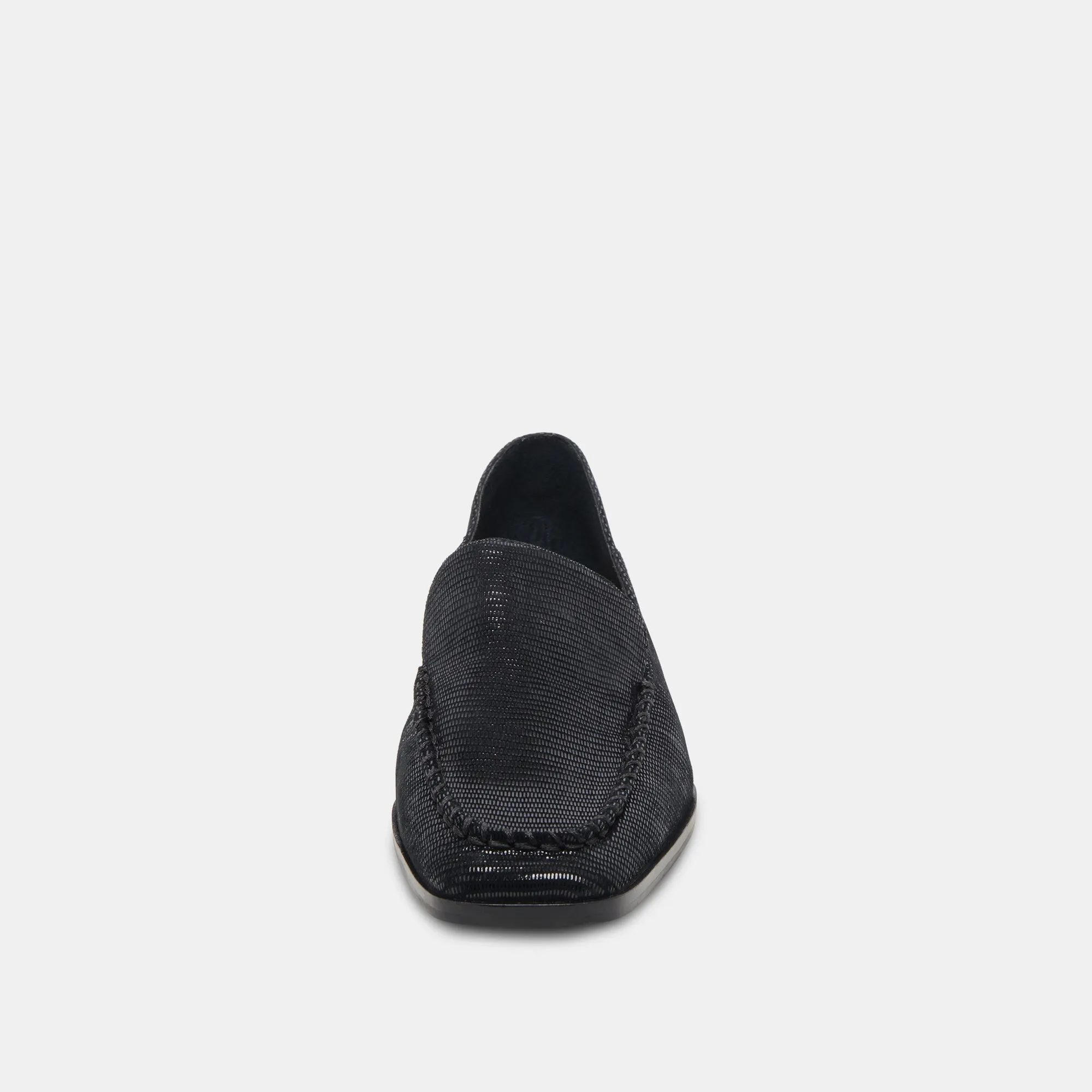 BENY FLATS ONYX EMBOSSED LEATHER