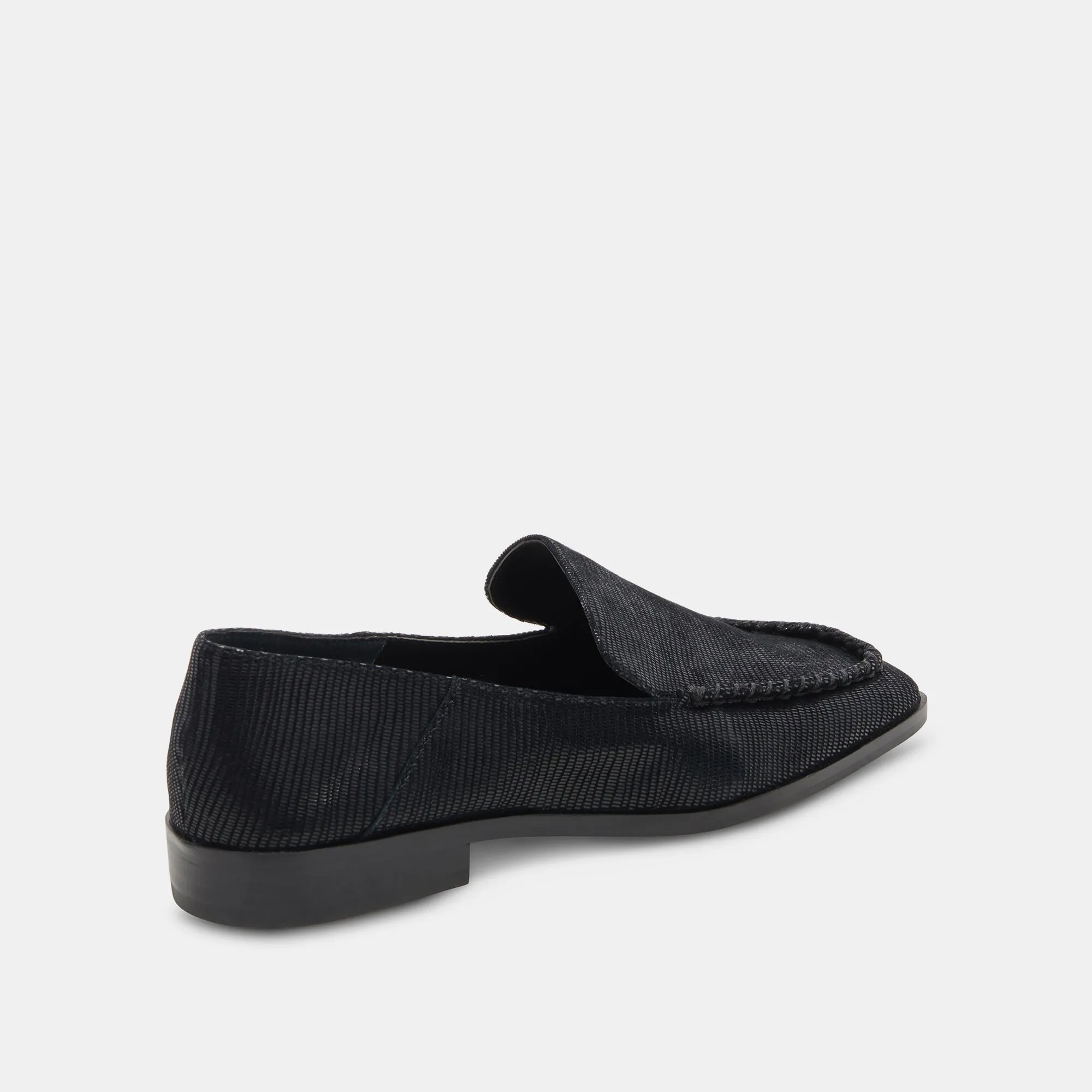 BENY FLATS ONYX EMBOSSED LEATHER