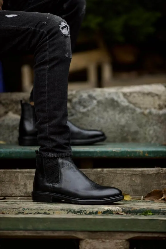 Bern Black Chelsea Boots