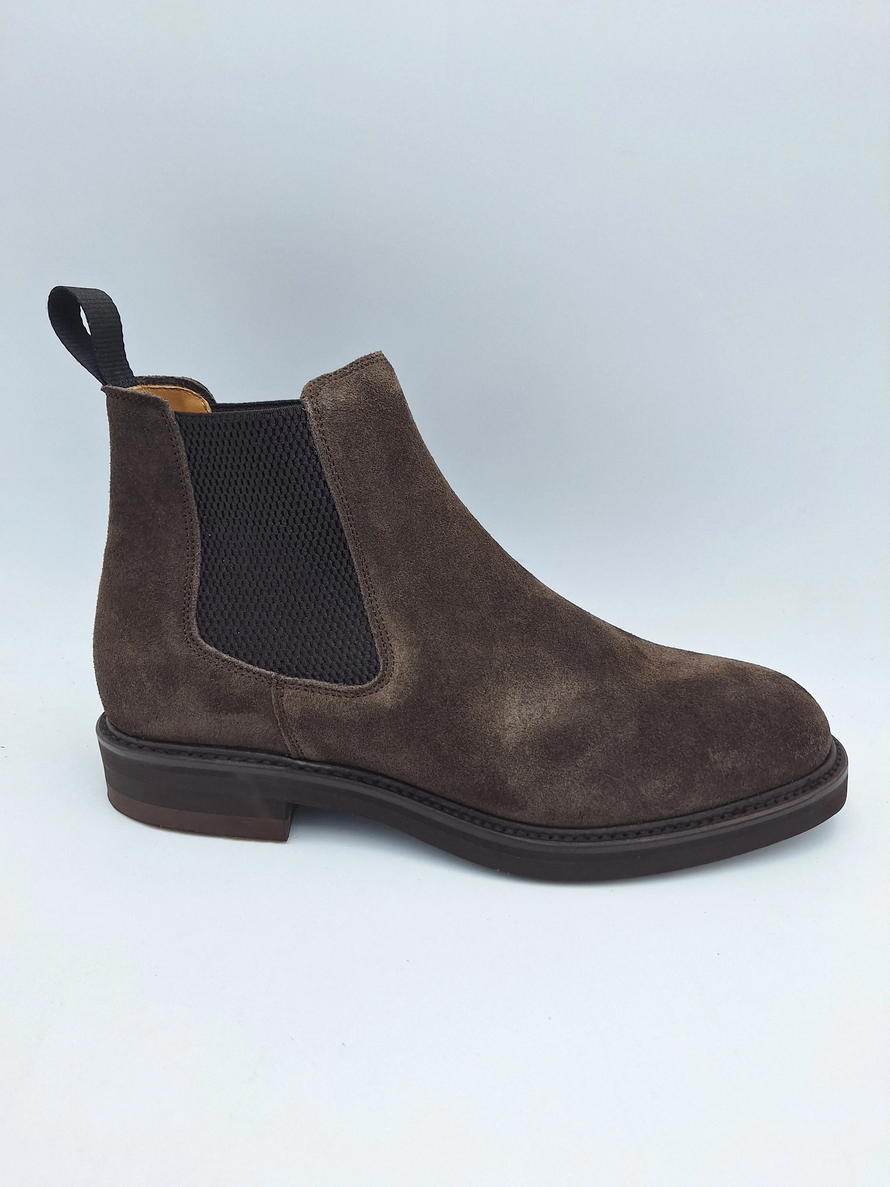 Berwick 1707 chelsea boot uomo in camoscio