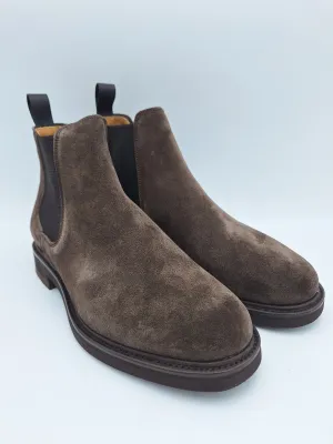 Berwick 1707 chelsea boot uomo in camoscio