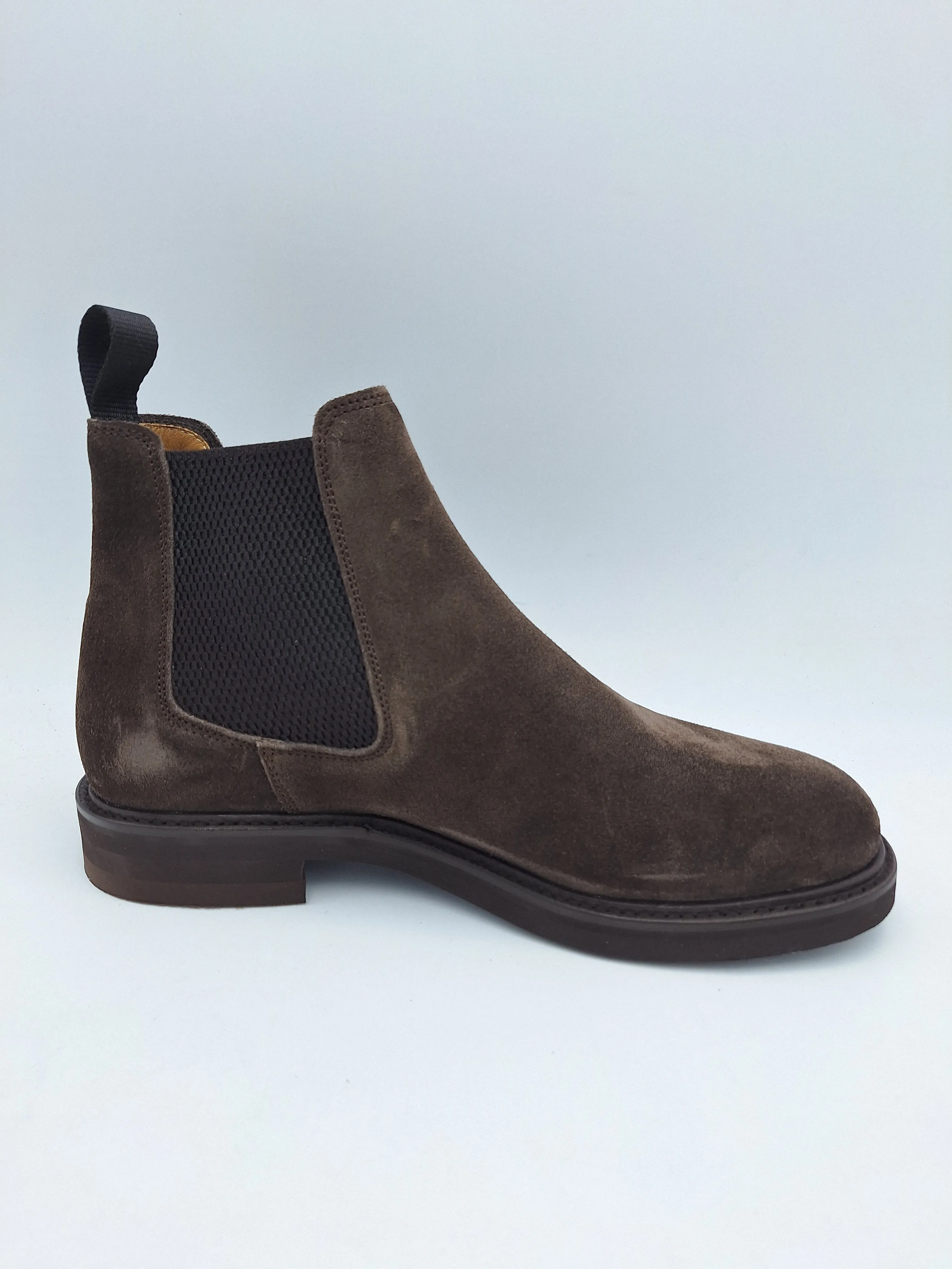 Berwick 1707 chelsea boot uomo in camoscio