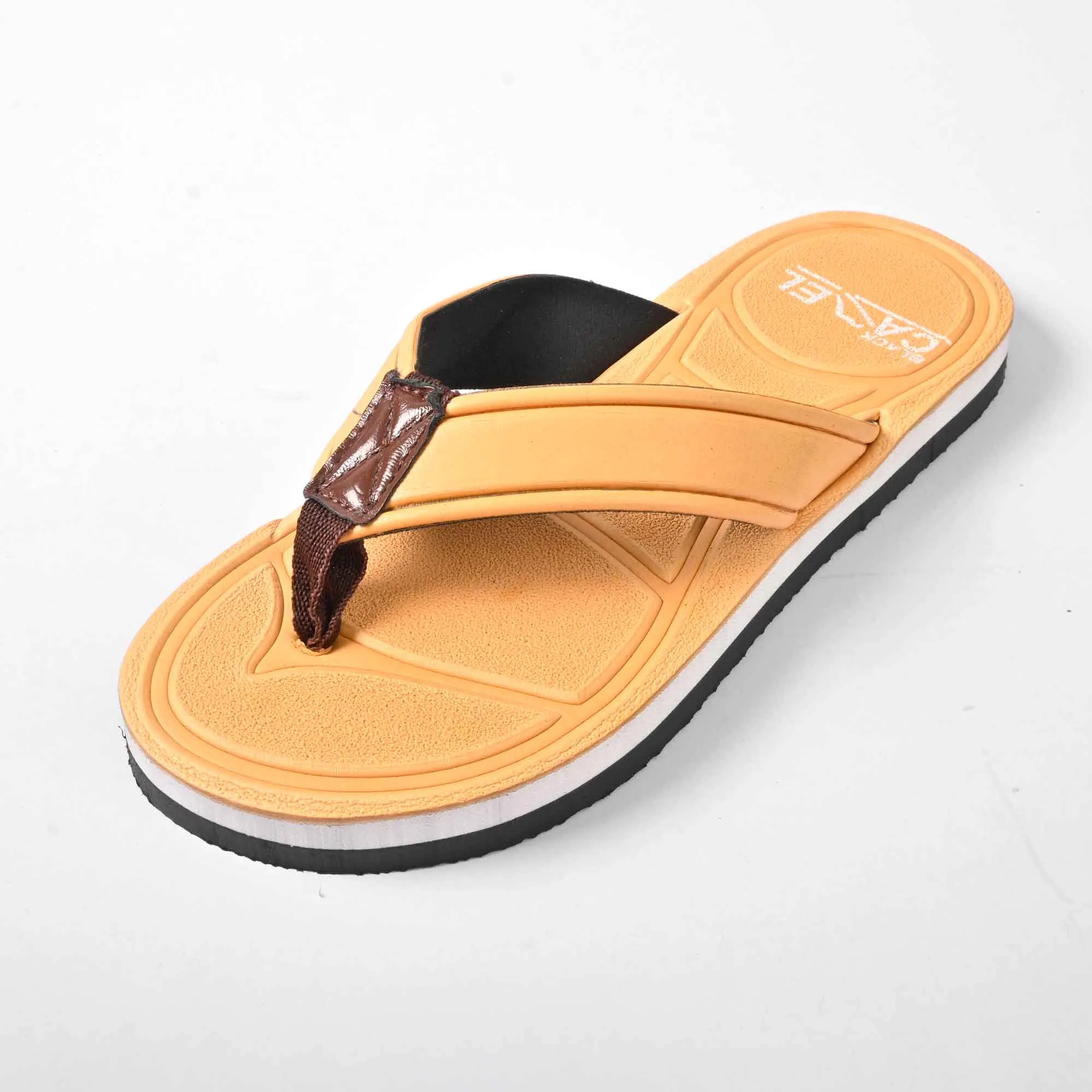 Black Camel Men's Extra Soft Strider Flip Flops Slippers