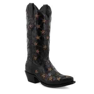 Black Star Women's Marfa Black Boots WBSN012