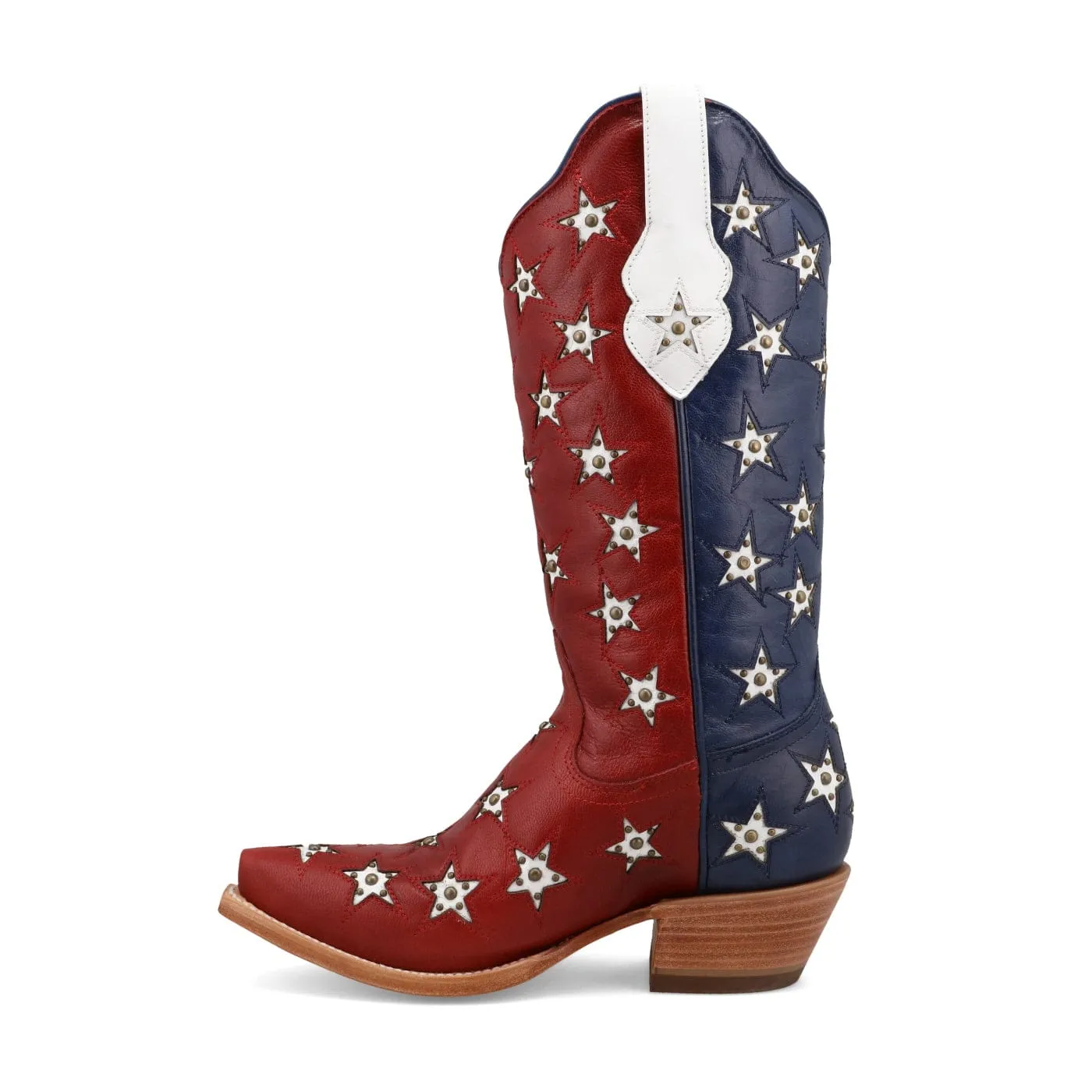 Black Star Women's Marfa Red White & Blue Western Boots WBSN026