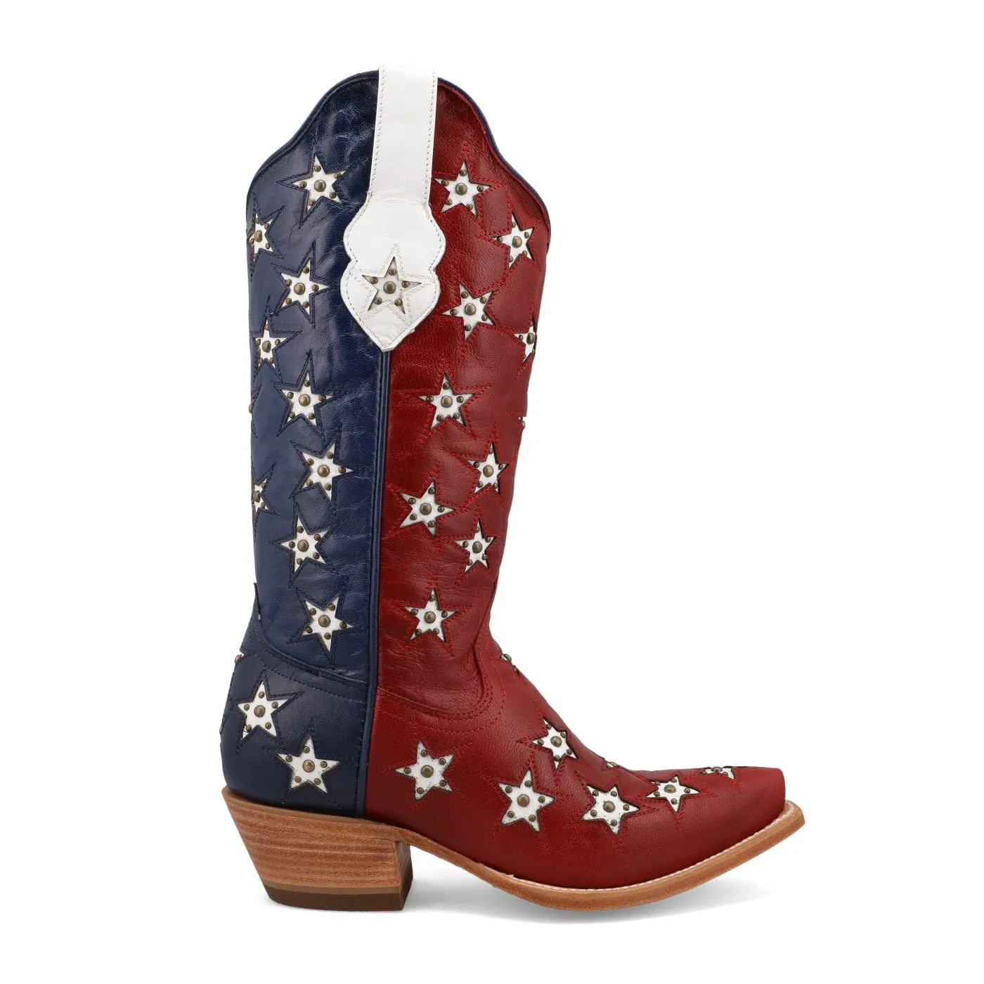 Black Star Women's Marfa Red White & Blue Western Boots WBSN026