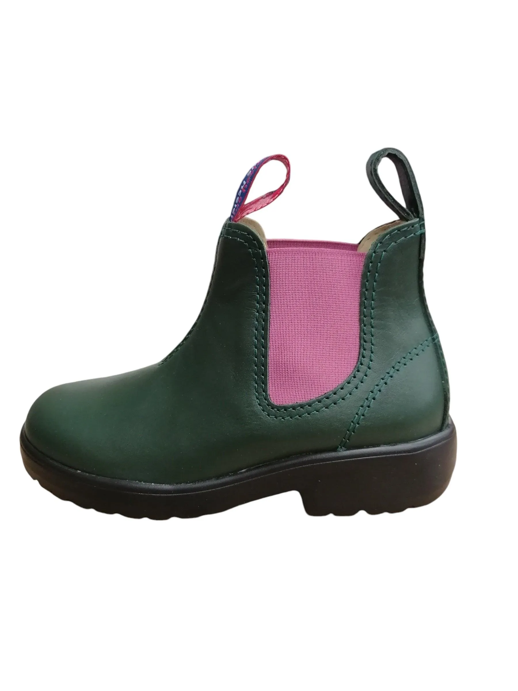 Blue Heeler- OUTBACK KIDS chelsea boots green/mauve