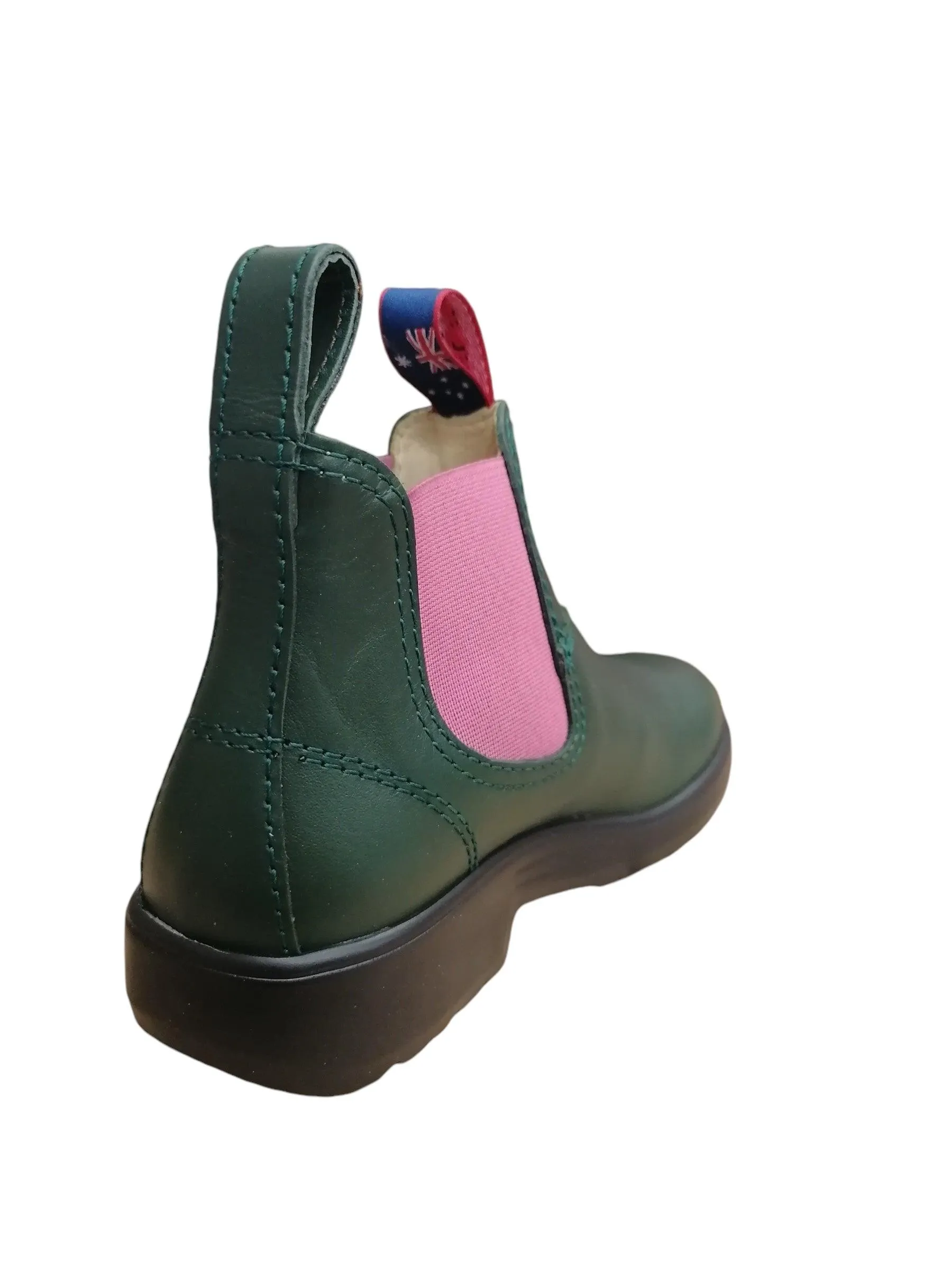 Blue Heeler- OUTBACK KIDS chelsea boots green/mauve