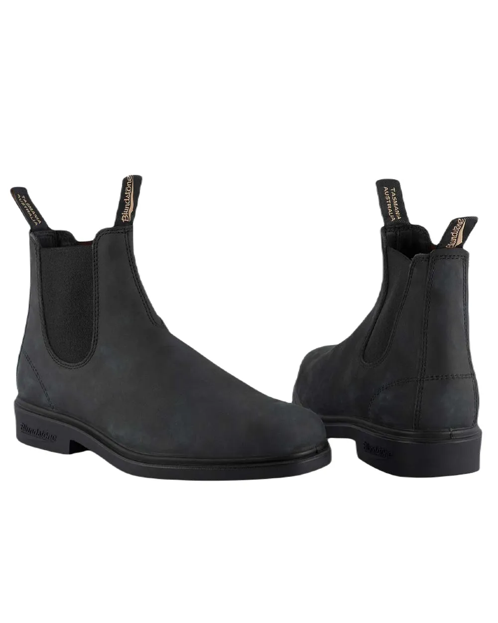 Blundstone 1308 Rustic Black Leather Chelsea Boots