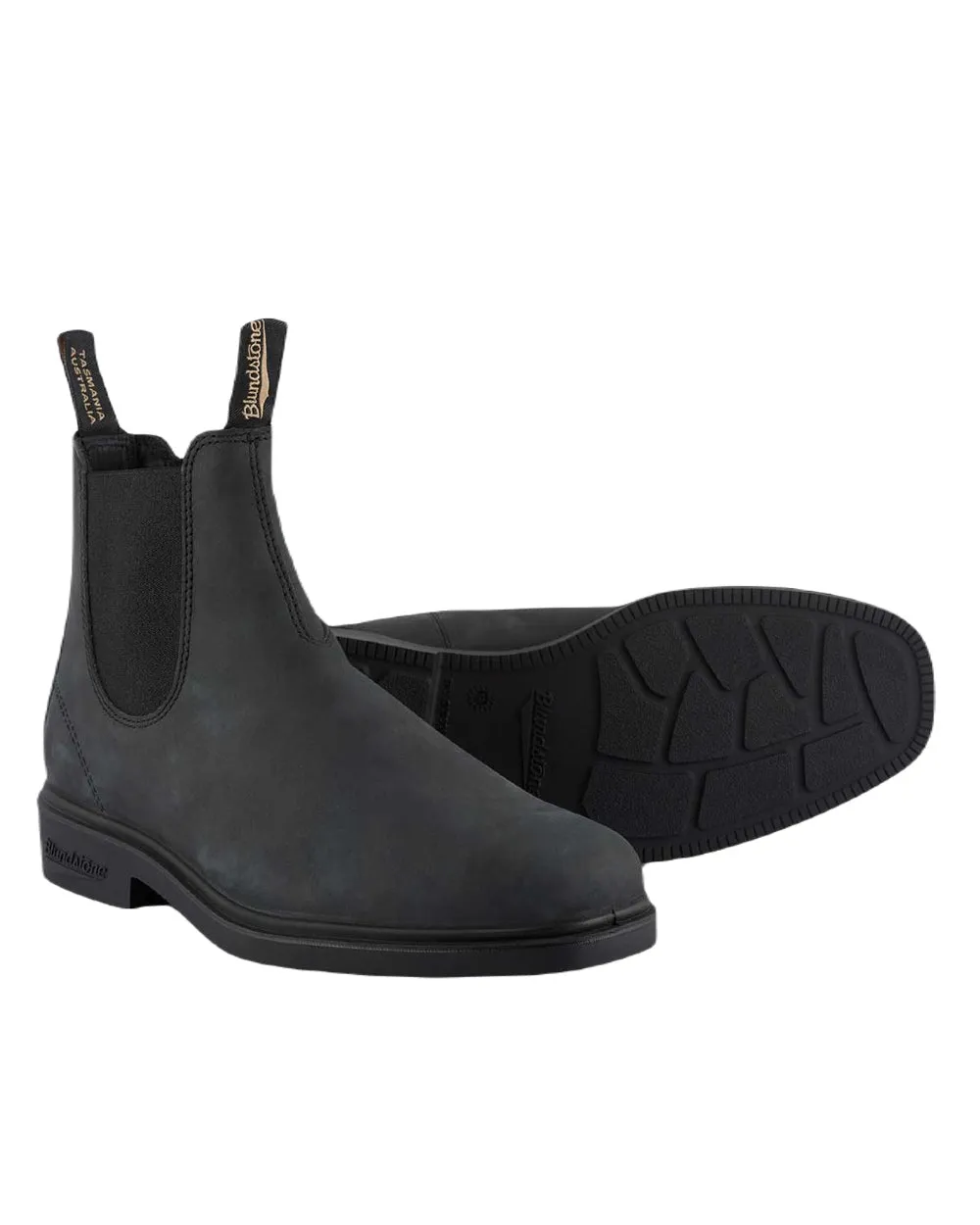 Blundstone 1308 Rustic Black Leather Chelsea Boots