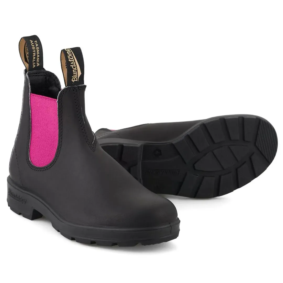 Blundstone 2208 Black Fuchsia Slip On Chelsea Boots