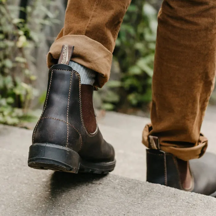 Blundstone 500 Chelsea Brown Boot Slip On Mens Womens